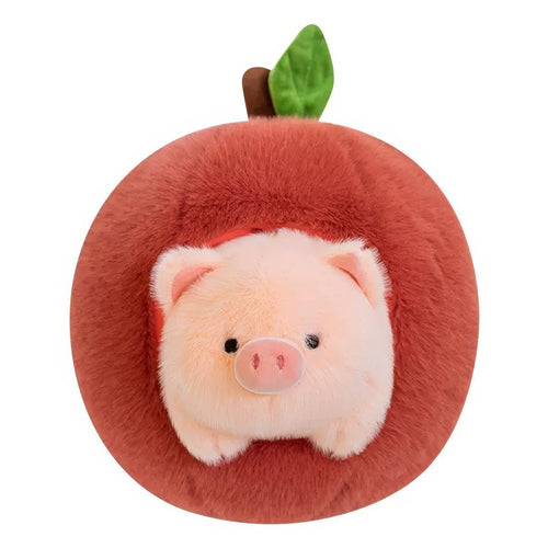 Roomtery Piglet in a Peach Plush Hideaway Set
