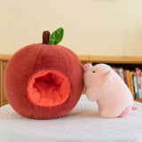 Roomtery Piglet in a Peach Plush Hideaway Set, view 3
