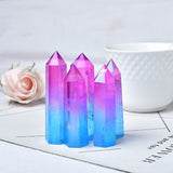 Roomtery Pink and Blue Quartz Tower Crystal, view 2