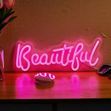 Roomtery Pink Beautiful LED Neon Sign, view 3