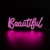 Roomtery Pink Beautiful LED Neon Sign, view 4