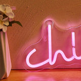 Roomtery Pink Chill Wall Neon Sign, view 2