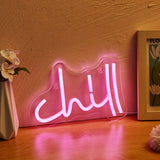 Roomtery Pink Chill Wall Neon Sign, view 4