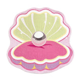 Roomtery Pink Clamshell Throw Accent Rug, view 5
