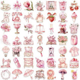 Roomtery Pink Coquette Girl Aesthetic Sticker Pack, view 2