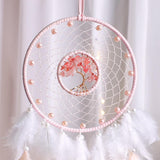 Roomtery Pink Feather Dream Catcher, view 4