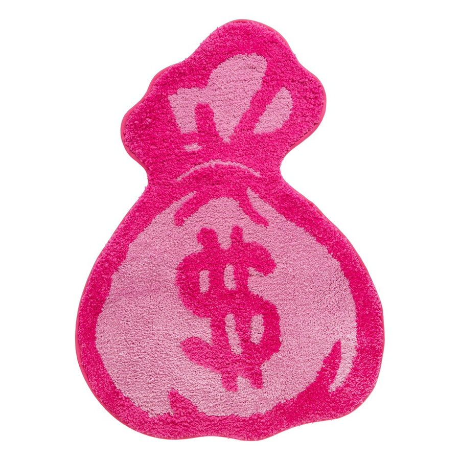 Roomtery Pink Money Bag Tufted Accent Rug