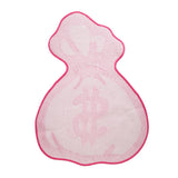 Roomtery Pink Money Bag Tufted Accent Rug, view 3
