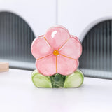 Roomtery Pink Tulip Ceramic Pen Holder, view 5