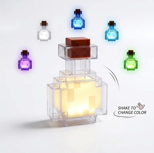 Roomtery Pixel Potion Bottle Touch Night Light