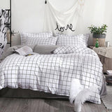 Roomtery Plain Grid Bedding Set, view 2