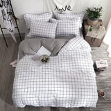 Roomtery Plain Grid Bedding Set, view 4