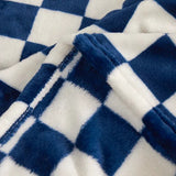Roomtery Plush Checkered Throw Blanket, view 4