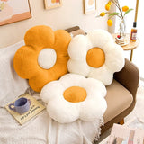 Roomtery Plush Daisy Flower Decorative Pillow, view 3