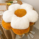 Roomtery Plush Daisy Flower Decorative Pillow, view 4