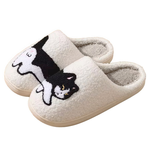Roomtery Plush Kitty Slippers