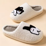 Roomtery Plush Kitty Slippers, view 3