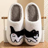 Roomtery Plush Kitty Slippers, view 4