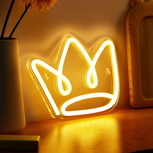 Roomtery Princess Crown LED Neon Sign