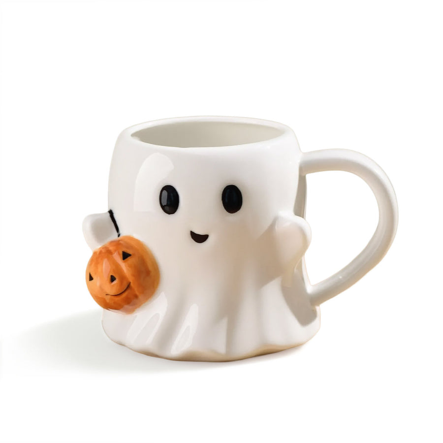 Roomtery Pumpkin Ghost Halloween Mug