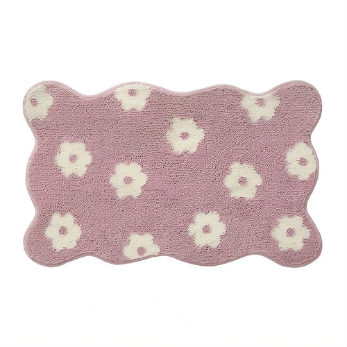 Roomtery Purple Lavender Blossom Tufted Rug