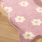 Roomtery Purple Lavender Blossom Tufted Rug, view 3