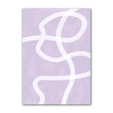 Roomtery Purple Minimal Art Canvas Posters, view 4