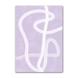 Roomtery Purple Minimal Art Canvas Posters, view 6