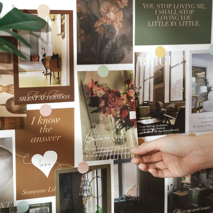 Roomtery Quiet Life Aesthetic Wall Poster Cards
