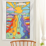 Roomtery Rainbow River Tapestry, view 2