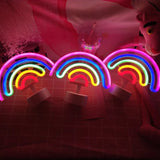 Roomtery Rainbow Table Neon Sign, view 3