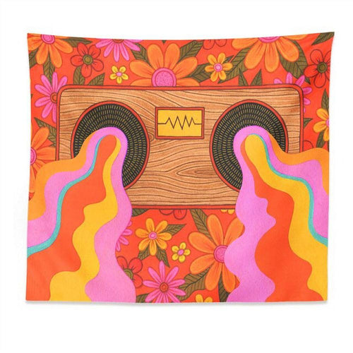 Roomtery Rainbow Vibes Tapestry