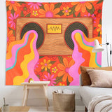 Roomtery Rainbow Vibes Tapestry, view 2