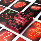 Roomtery Red Neon Wall Collage Cards, view 2