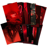 Roomtery Red Neon Wall Collage Cards, view 3