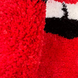 Roomtery Red Vampire Lips Tufted Accent Rug, view 2