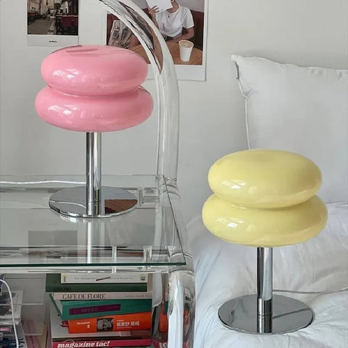 Roomtery Retro '50s Egg Tart Table Lamp