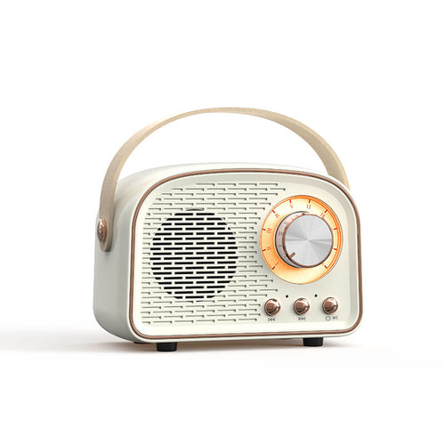 Roomtery Retro Rounded Radio Bluetooth Speaker
