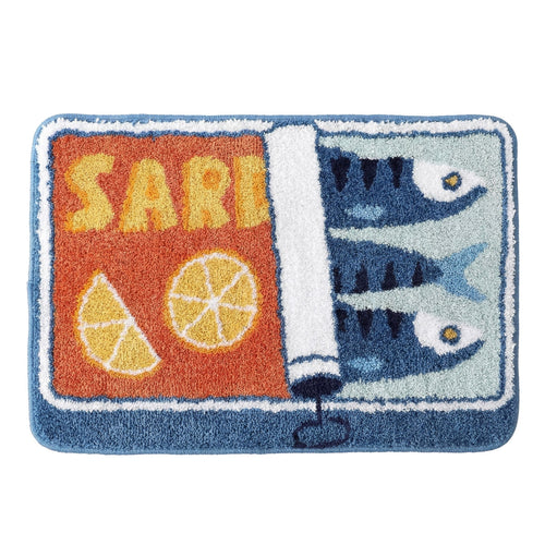 Roomtery Retro Sardine Tin Tufted Floor Mat