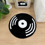 Roomtery Retro Vinyl Record Tufted Round Rug, view 3
