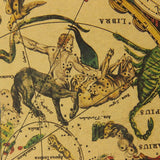 Roomtery Retro Zodiac Constellation Map Poster, view 6