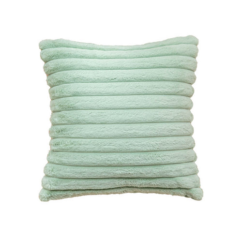 Roomtery Ribbed Velvet Fluffy Throw Pillow Cover