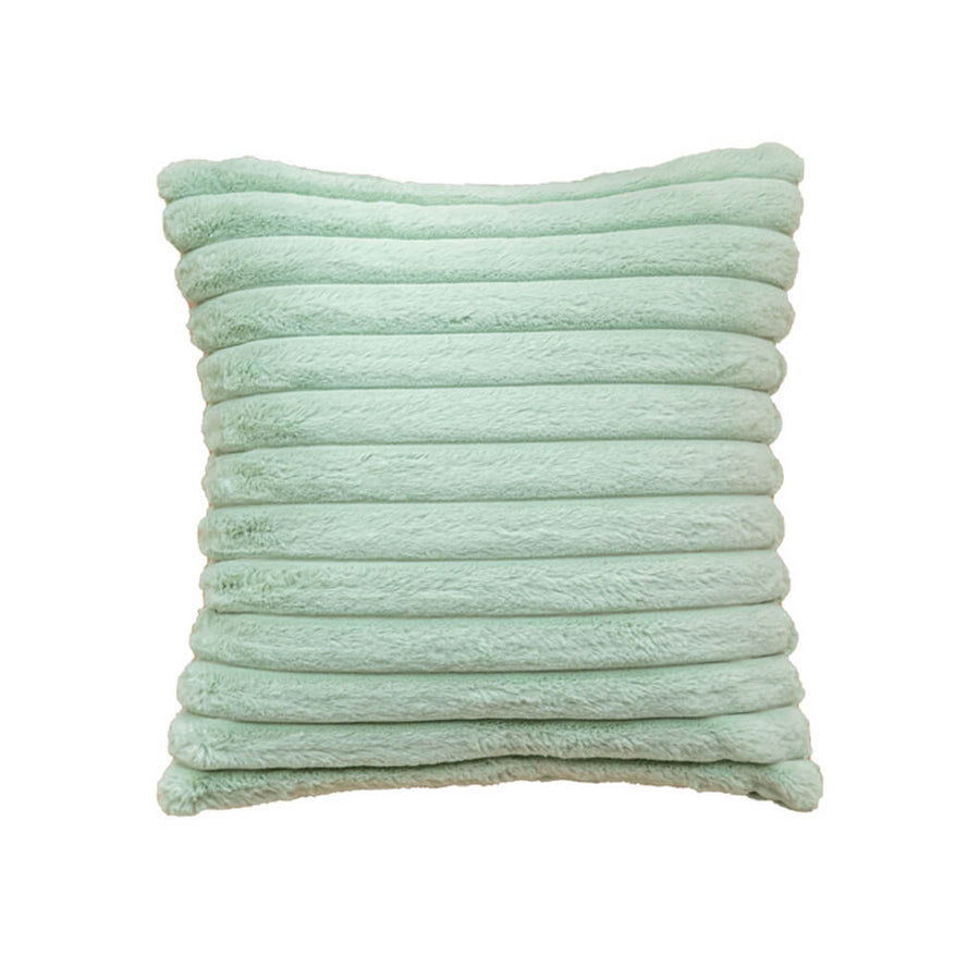 Roomtery Ribbed Velvet Fluffy Throw Pillow Cover