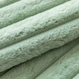 Roomtery Ribbed Velvet Fluffy Throw Pillow Cover, view 4