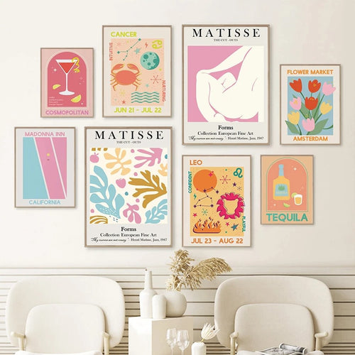 Roomtery Riviera Gallery Wall Canvas Posters