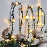 Roomtery Rose Flower Vine String Lights, view 2
