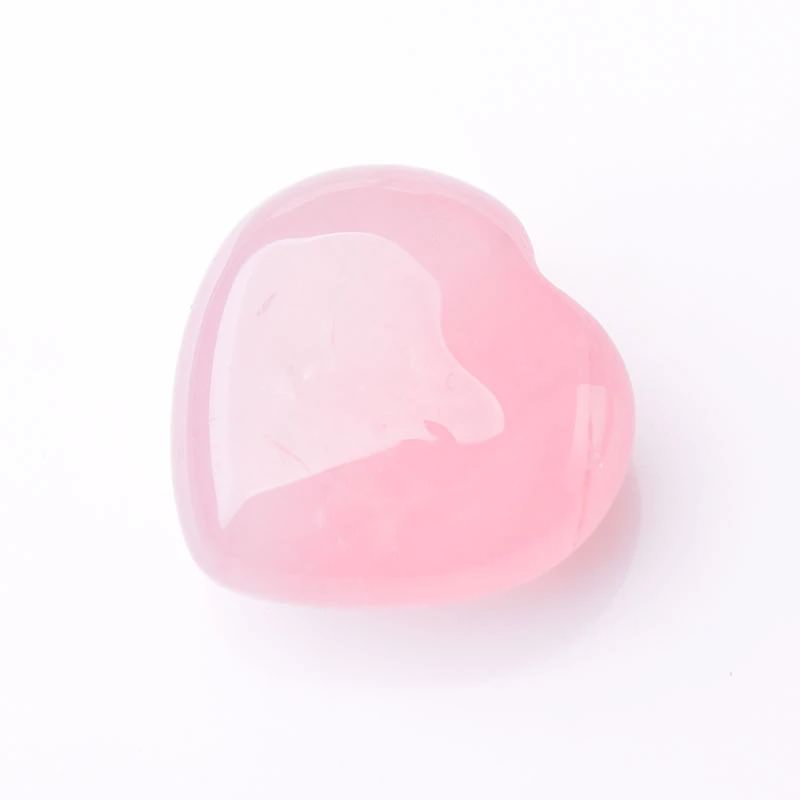 Roomtery Rose Quartz Crystal Heart