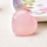 Roomtery Rose Quartz Crystal Heart, view 2