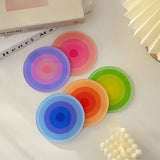 Roomtery Round Gradient Acrylic Coaster, view 5