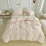 Roomtery Ruffle Flower Duvet Cover Set, view 2